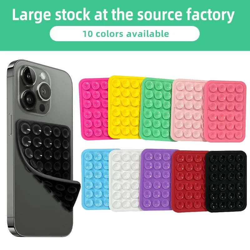 Silikon Saug Telefon Halter Matte Multifunktionale Saugnapf Wand Stehen Anti-Slip Einseitige Zurück Aufkleber Telefon Sucker Pads