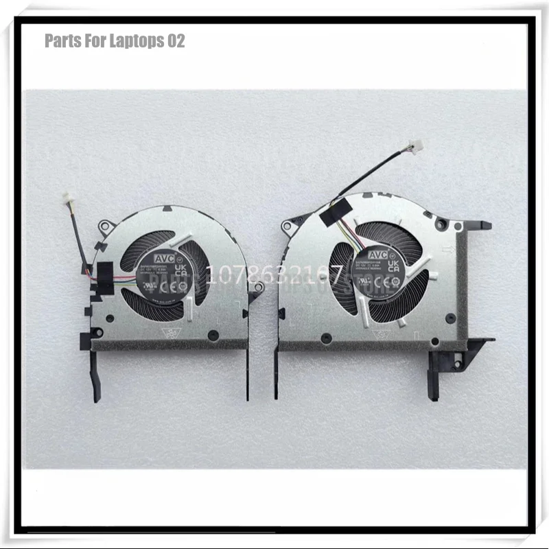 L+New Original Laptop Cooling CPU+GPU Fan for ASUS 2024 Fearless Pro 15 OLED N6506M Fan Cooling