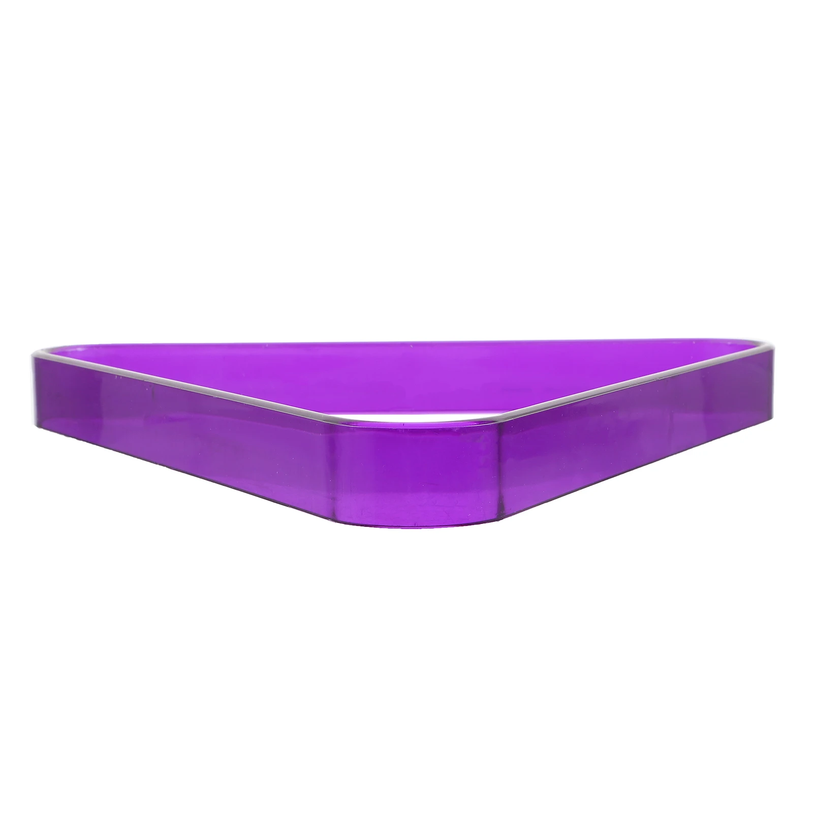 

Colorful 2-1/4inch Purple Pool Triangle Rack for Billiard Balls Game Room Accessories Durable PC Material Standard Size