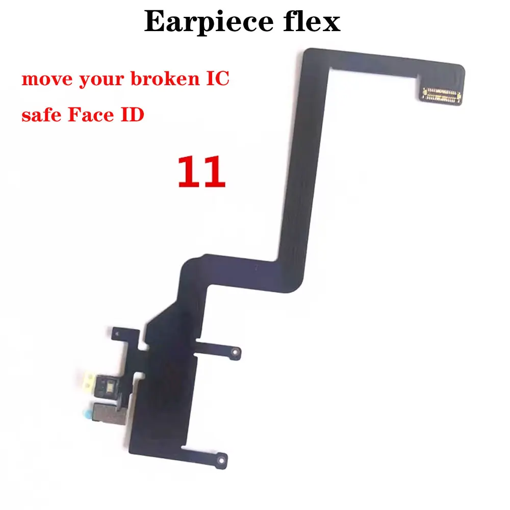 Original Face ID Earpiece For IPhone 11 11pro 11 Pro Max Proximity Light Sensor Flex cable Replacement