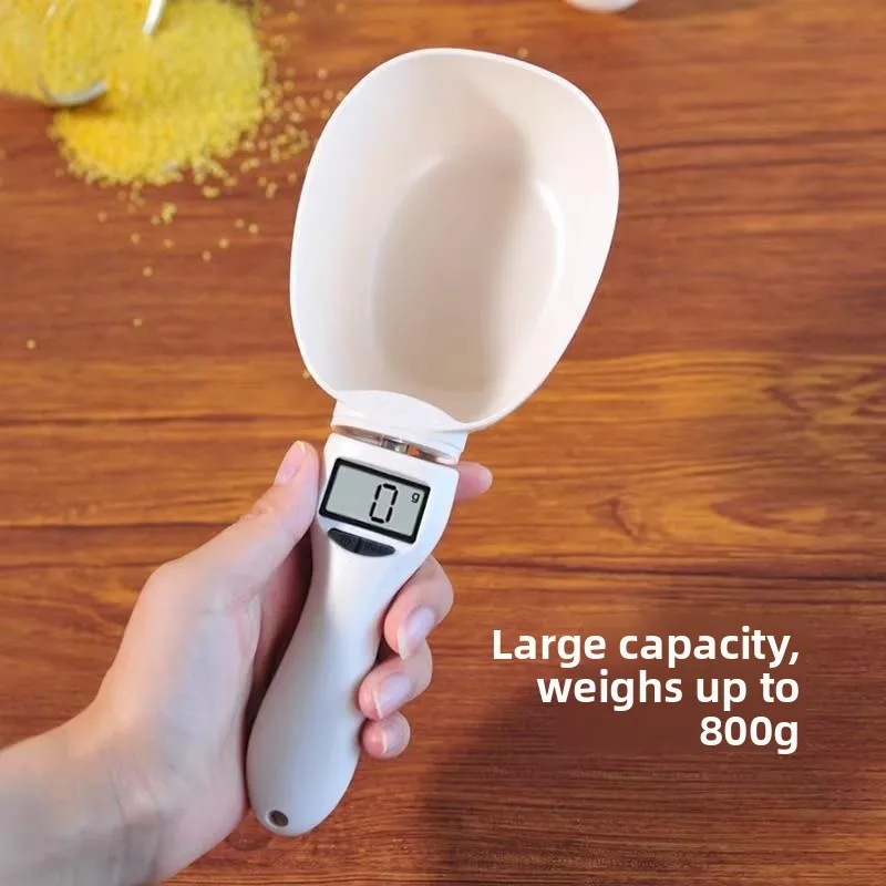 Cross-Border Electronic Spoon Scale Gram Measurement Spoon Meter Rice Spoon Quantitative Flour Digging Cup Kitchen Tool