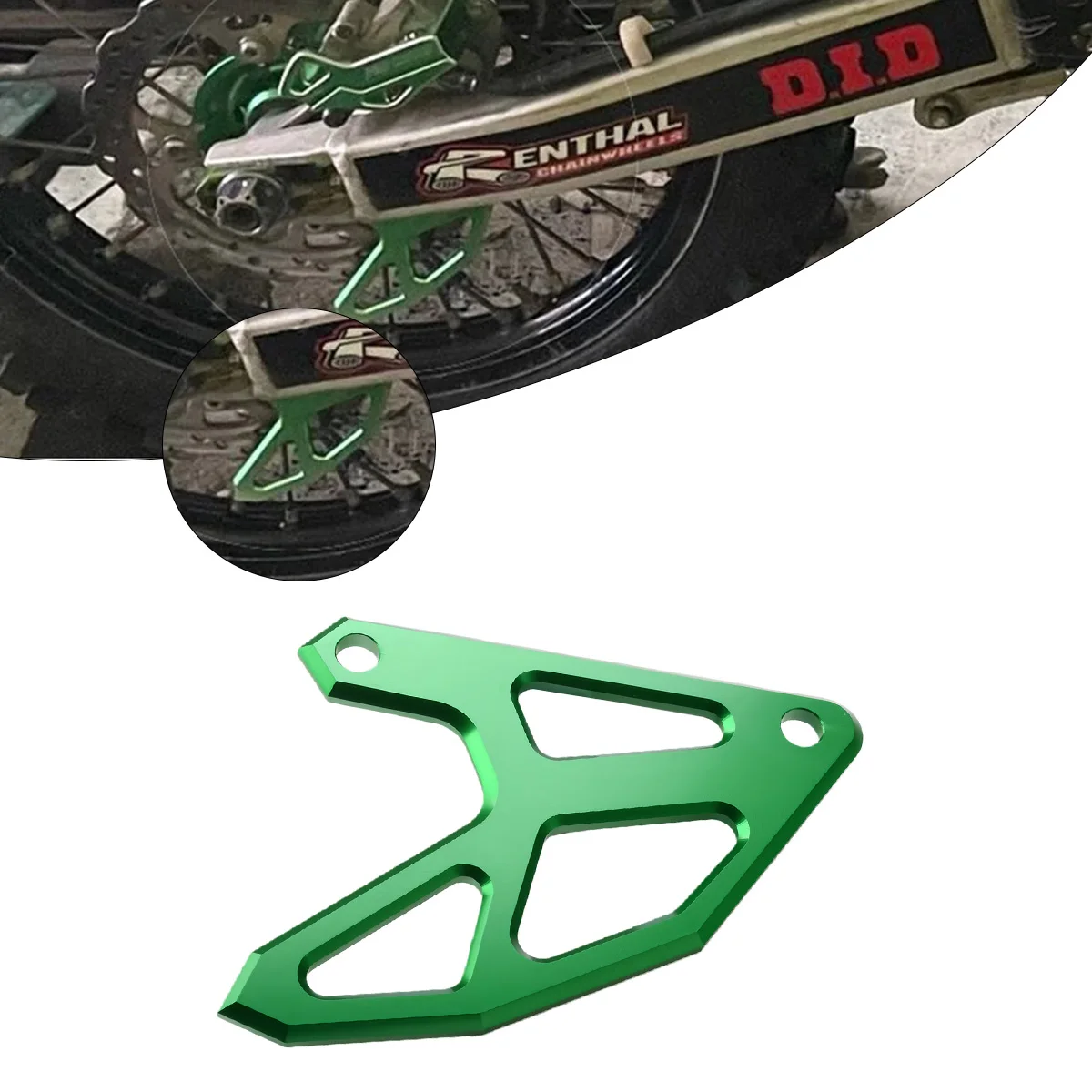CNC Rear Brake Disc Guard Cover For Kawasaki KX250F KX450F KX450 KLX450R KXF 250 450 2004-2025 Motorcycle Parts