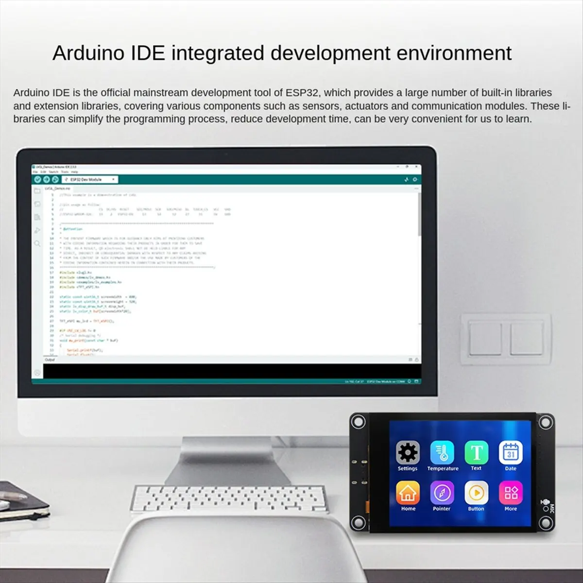 

Stable- ESP32-S3 Ai Artificial Intelligence Development Board 2.8Inch LCD WiFi Bluetooth TFT Module Touch Screen for Xiaozhi
