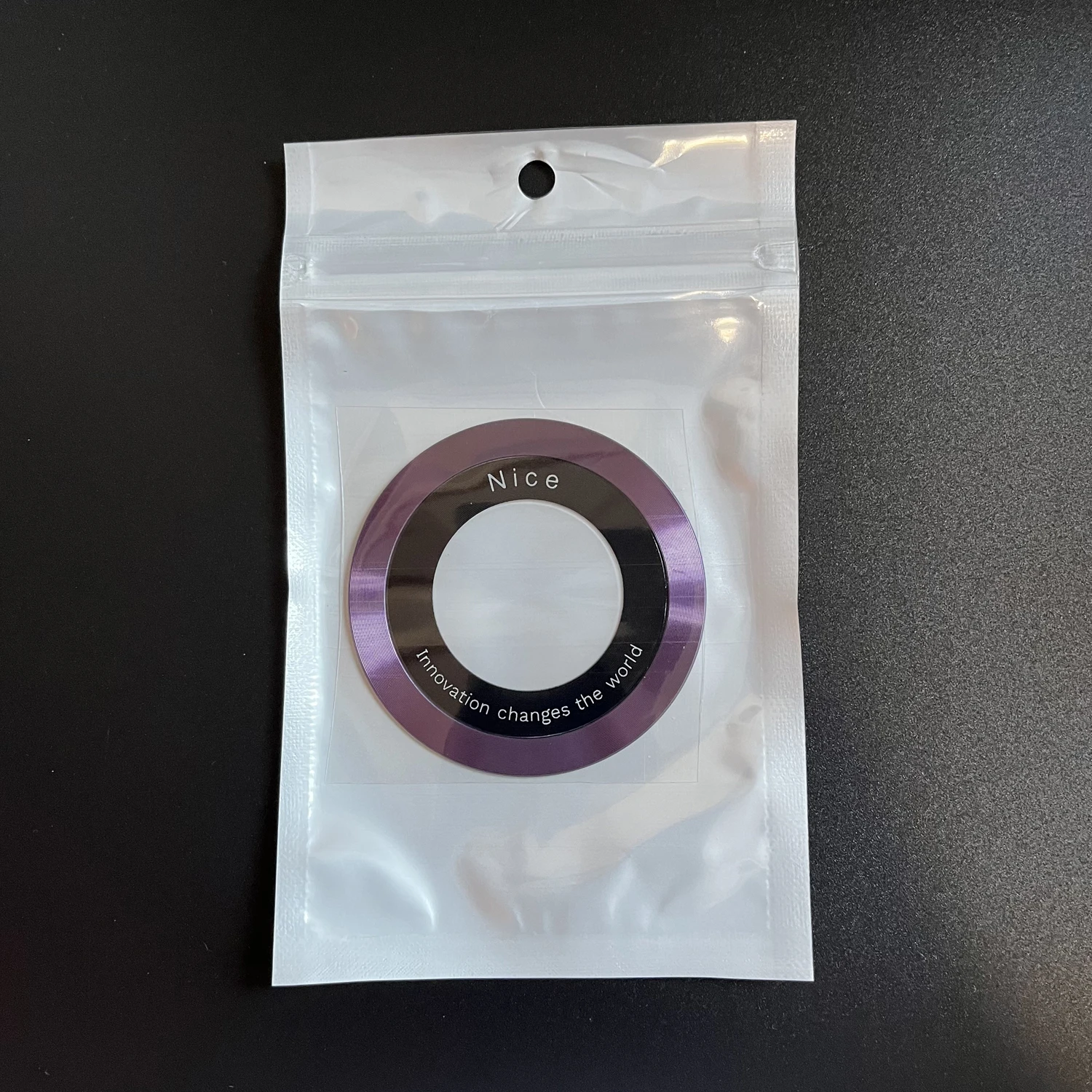 1 Stück Magnetischer Metallring Universelle Handy-Magnetplatte Selbstklebend für Kabelloses Ladegerät – Detail 1