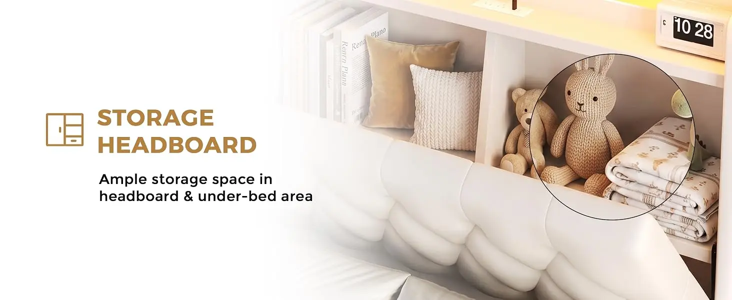 Hidden Storage Headborad