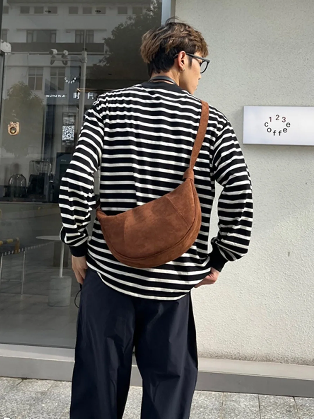 

Винтажная замшевая сумка-тоут через плечо в стиле Dumpling ape Street Sle Hobo Bag, повседневная сумка-кроссбоди для молодежи