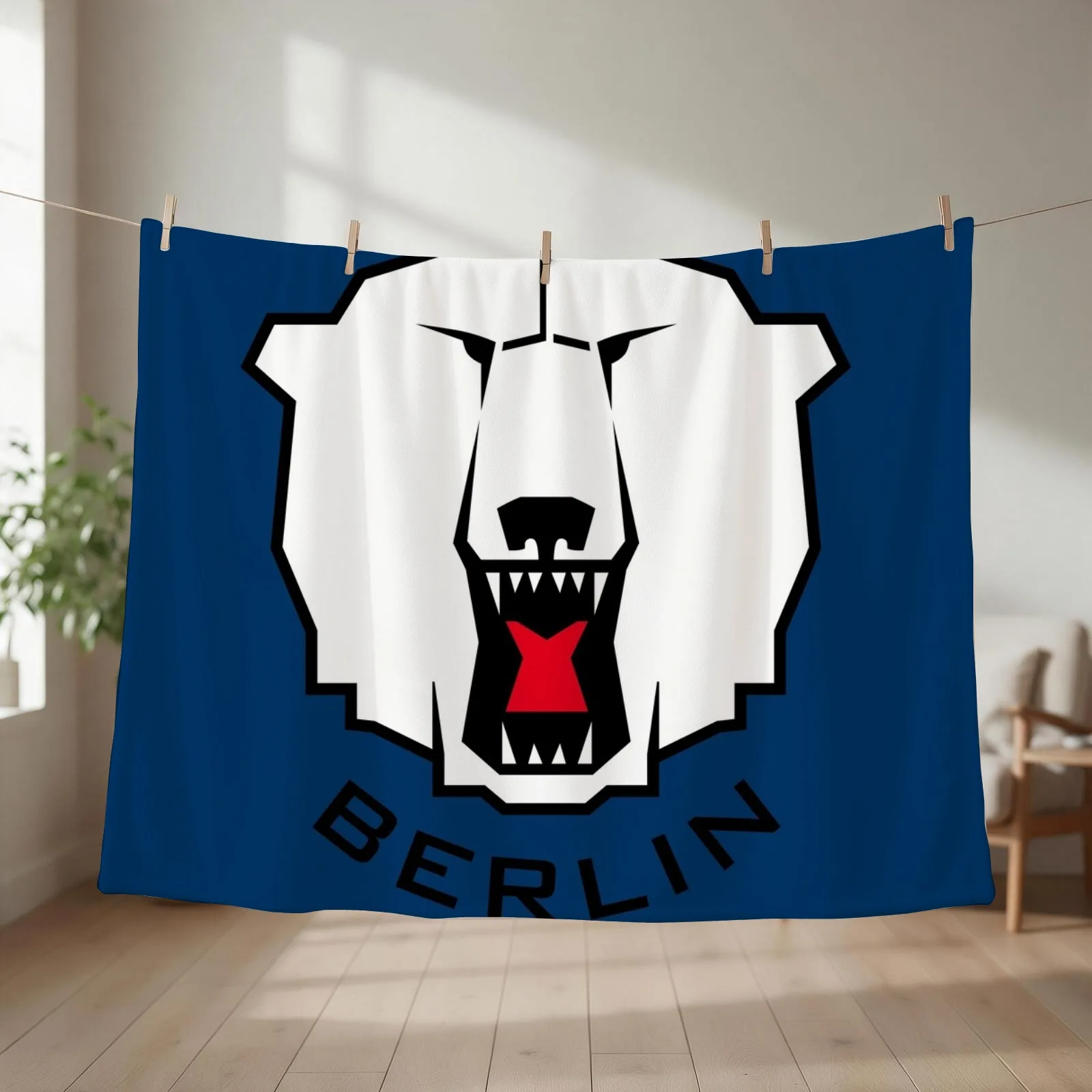 Eisb?ren Berlin Throw Blanket Bed linens Beach Sleeping Bag Luxury St Blankets