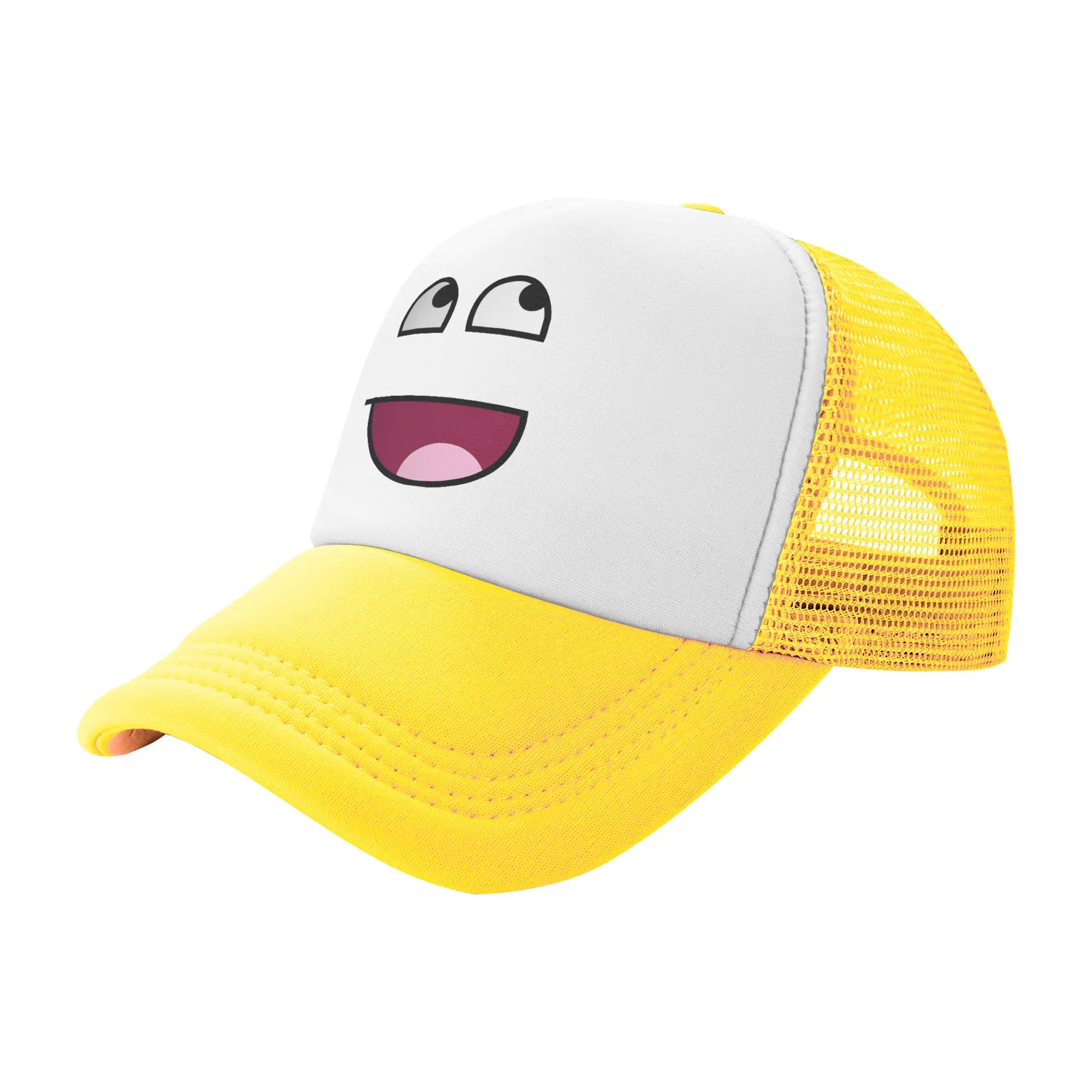  Beach Epic Face Vampire Foam Trucker Hat Unisex Summer Breathable Mesh Snapback Cap Sturdy Sun Hat Adjustbale