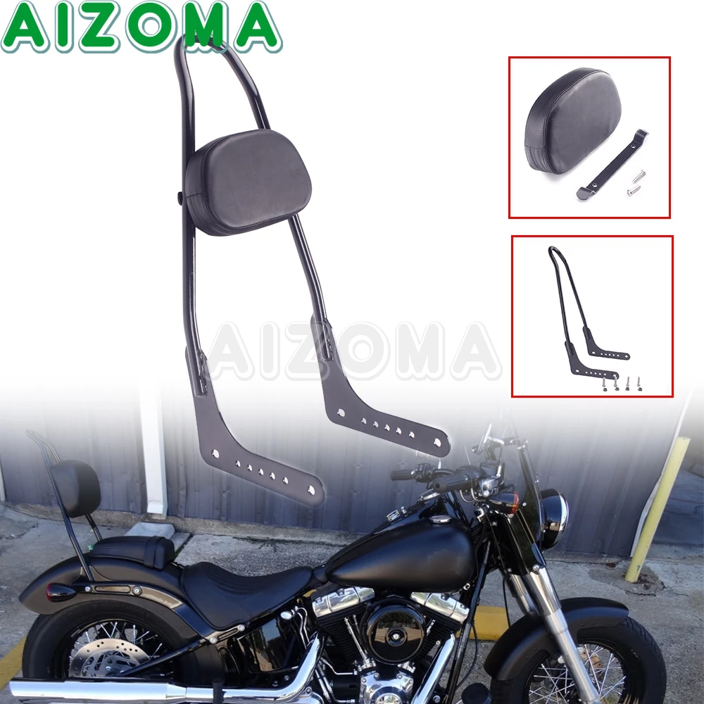 

Задняя спинка для пассажирского мотоцикла с подушкой для Harley Softail Deluxe FLDE Slim FLSL Street Bob FXBB FLHC 2018-2021