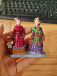 resin figure mental psychological sand table game box court therapy lady woman