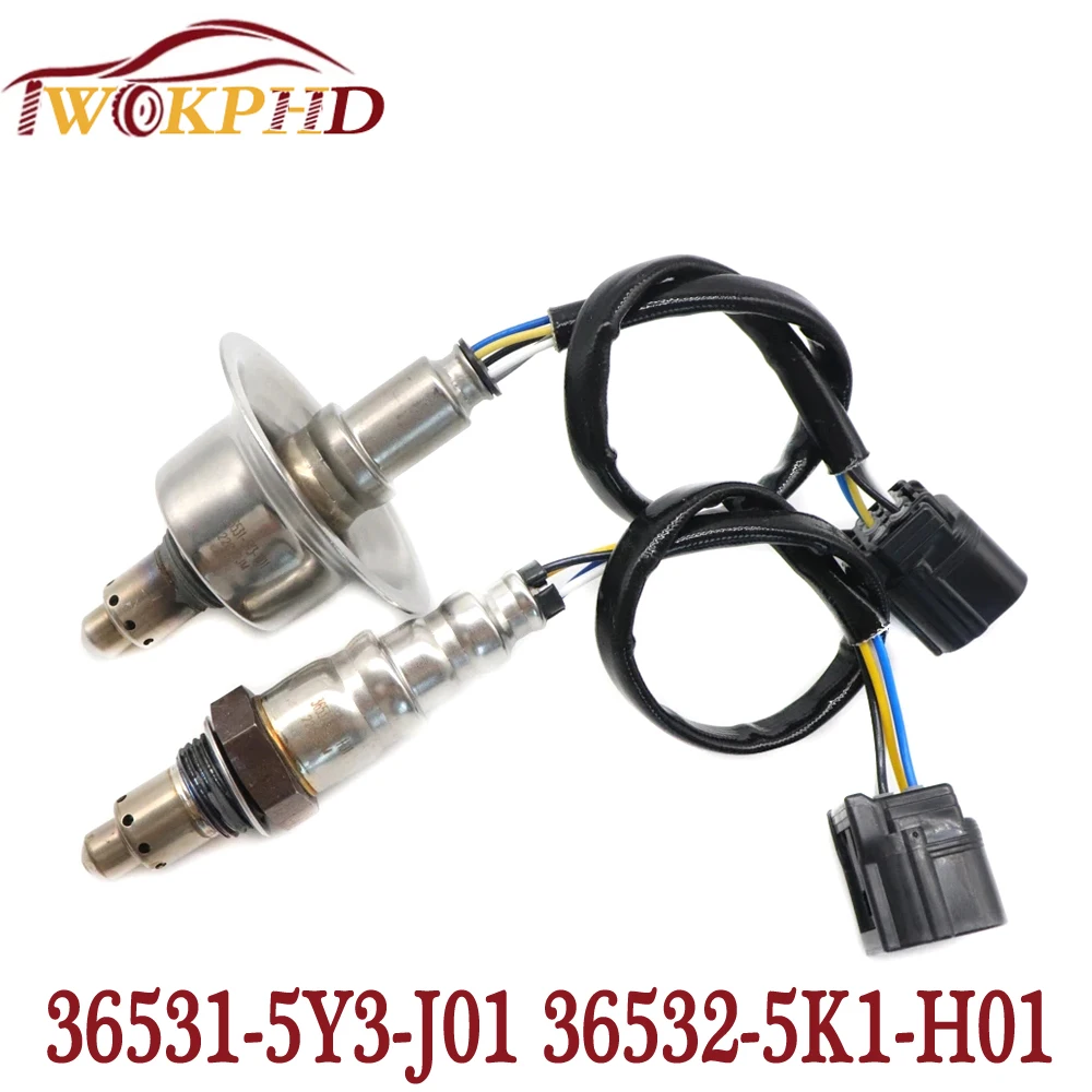 NEW 2x Upstream Downstream Air Fuel Ratio Lambda Oxygen Sensor 36531-5Y3-J01 36532-5K1-H01 for Honda Accord CR-V Hybrid 2017-22