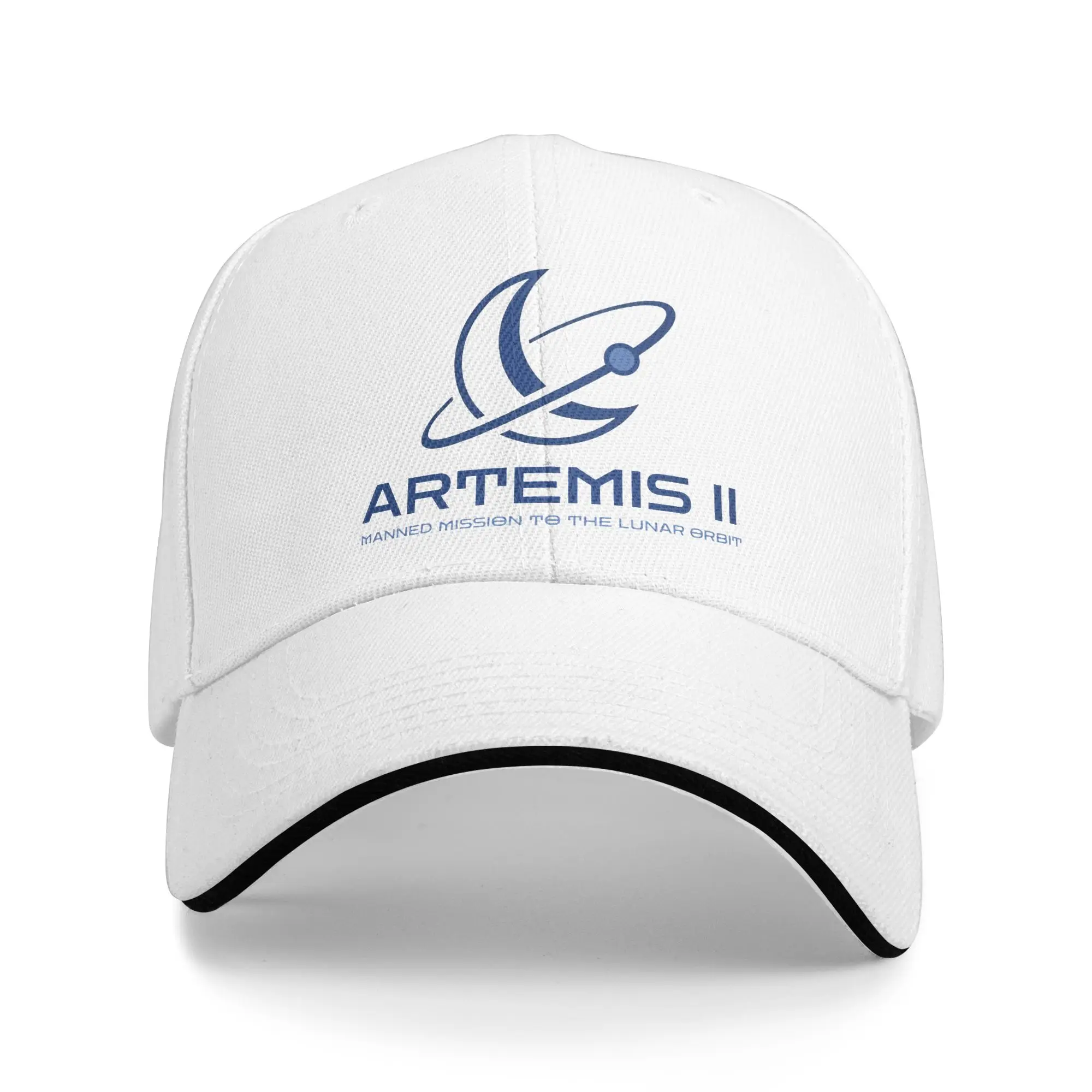 Baseball Cap Artemis II 2 Manned Mission to Lunar Space Merchandise Trucker Hat Vintage Caps Outdoor Travel Adjustable Sun Cap