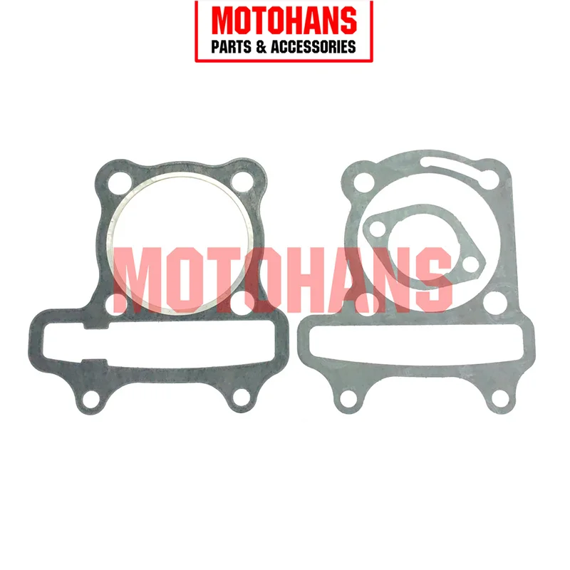 BX15120359 5 SETS GY6 150CC 57.4MM BORE CYLINDER AND HEAD GASKET FOR 157QMJ ENGINE 4T CHINESE SCOOTERS ATV QUAD