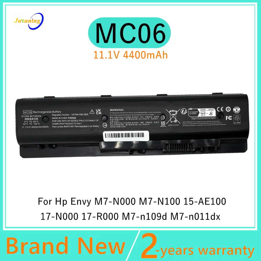MC06 Laptop Battery For HP Envy M7-n000 15-ae100 17-n000 17-n100 MC04 HSTNN-PB6R HSTNN-PB6L