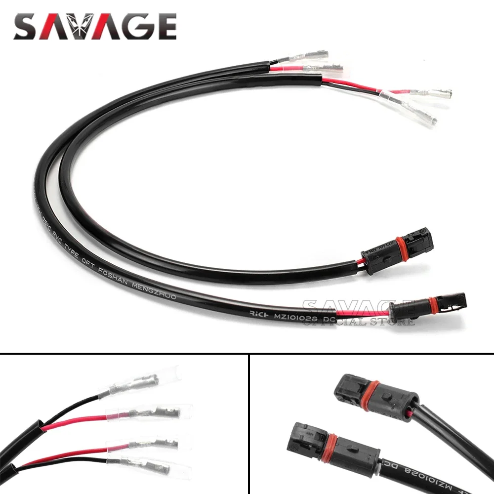Для BMW R1250 R1200 G310 F750 F850 GS/ADV F900 R/XR S1000RR R nineT кабель указателя поворота, проводные адаптеры, разъем индикатора