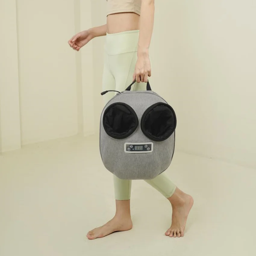 Instep and Ankle Air Bag Compression Rolling EVA Foot Massager with Heating Function 3 Mode Small Size Rolling Device