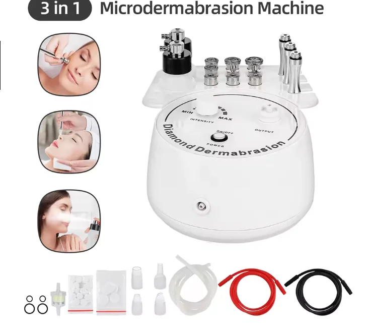 جهاز تقشير الجلد 3 في 1 | مدلك الوجه المحمول، مناسب للاستخدام المنزلي والصالونات الاحترافية، هدية عيد الميلاد #3