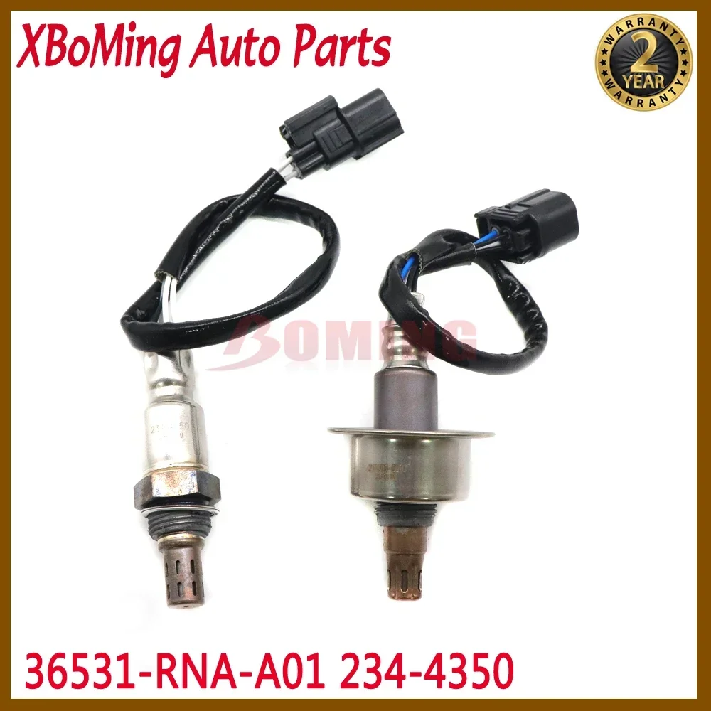 2pcs/lot Car New 36531-RNA-A01 234-4350 Upstream&Downstream Oxygen O2 Lambda For 2006-2015 Honda Civic For 2013-2014 ACURA ILX