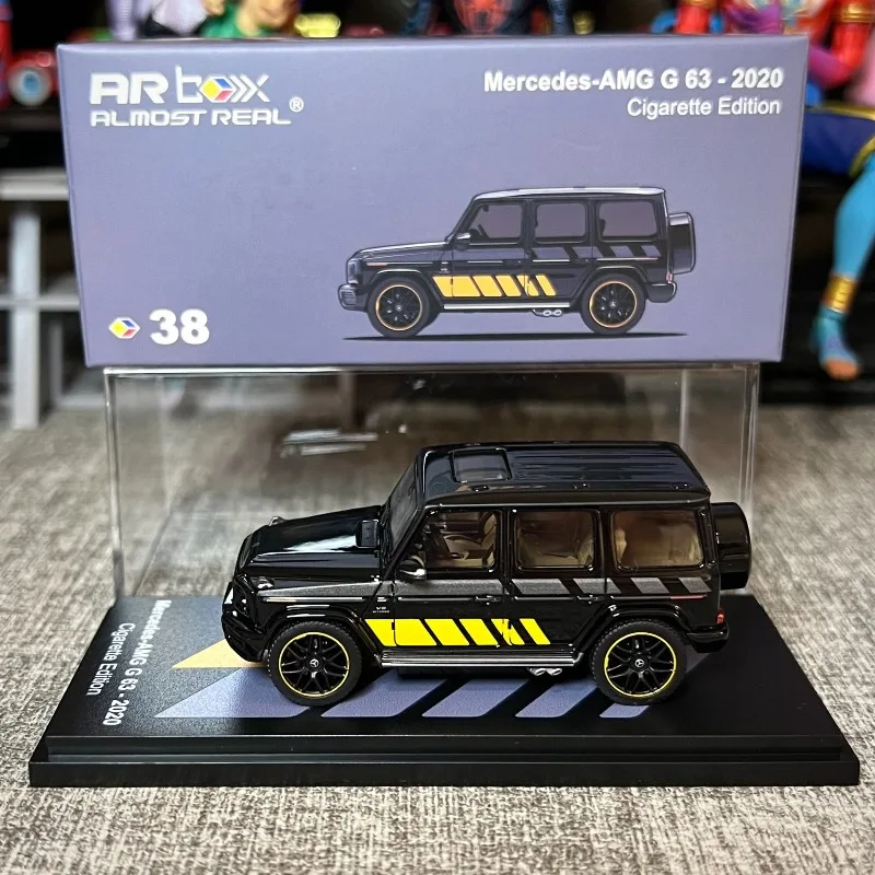 

HEC ALMOST REAL 1/64 alloy AMG G63 2020 Cigarette Edition car model collectible display item for boys as a gift