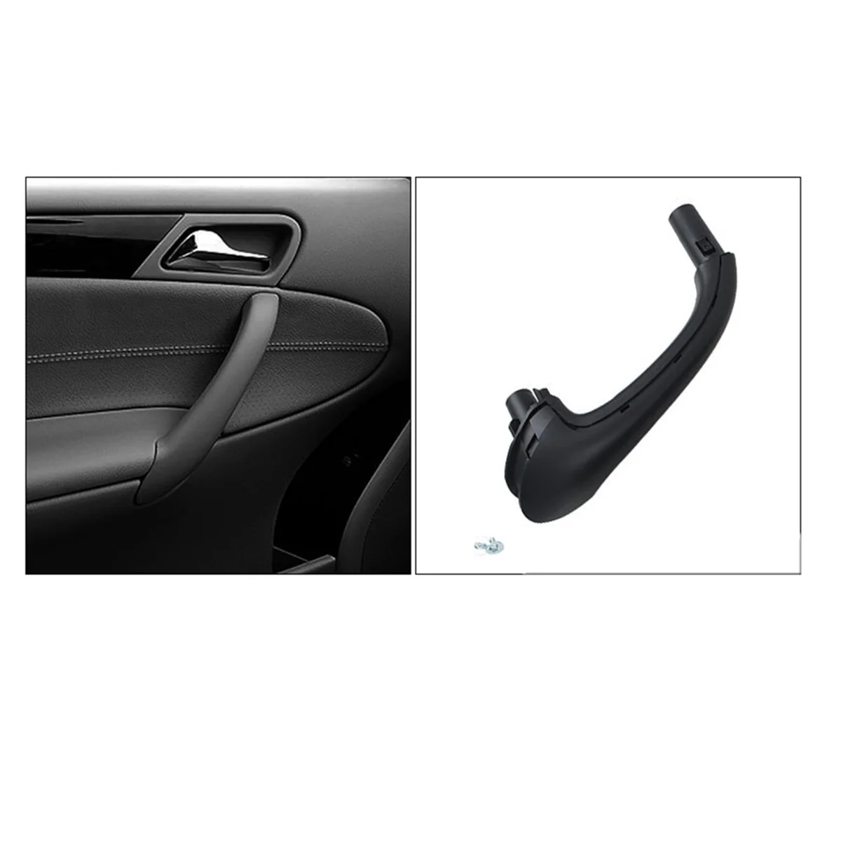 مقبض سحب الباب 203 810 1651 1434 لسيارة Mercedes-Benz W203 C-Class 2000-2007 رمادي أمامي يمين -T45C