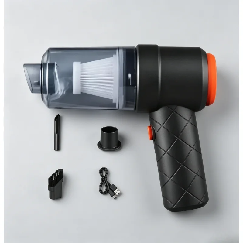 Portable Cordless Handheld Vacuum Cleaner 120W High Power Rechargeable Strong Suction for Car Home Office