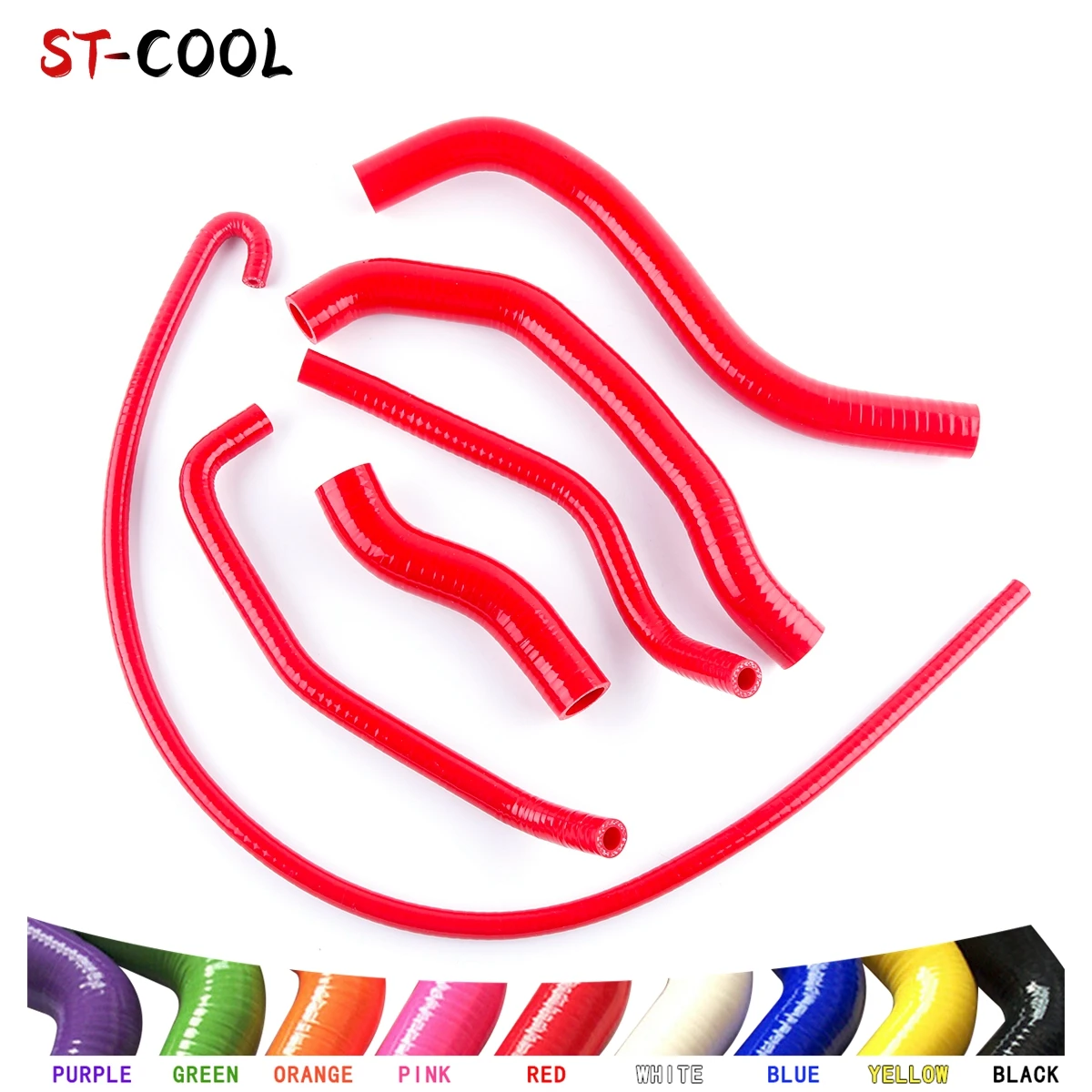 

FOR 1996-2000 SUZUKI GSXR 600 750 SRAD GSXR600 GSXR750 1997 1998 1999 High Performance Radiator Hoses Silicone Tubes Kit 6Pcs