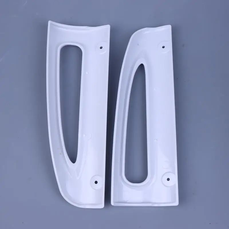 White ABS Plastic Refrigerator Door Handle- Upper and Lower Replacement Fridge Handle Compatible with Indesit, Atlant and Stino
