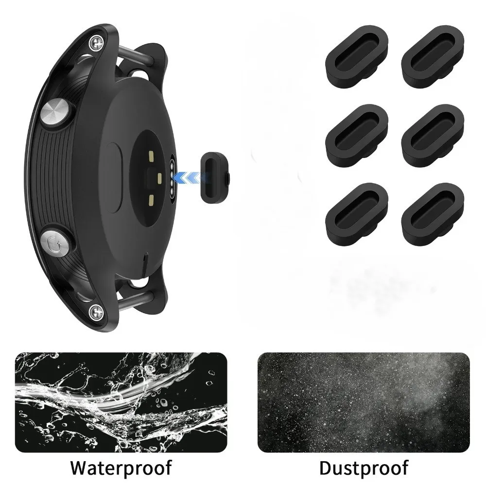 Protetor de Porta de Carregamento para Relógio Garmin Forerunner Fenix Vivoactive Series - Acessórios para Relógio