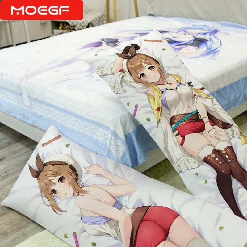 Anime Dakimakura Body Pillow Case Atelier Ryza Reisalin Stout Plush Hugging Pillowcase