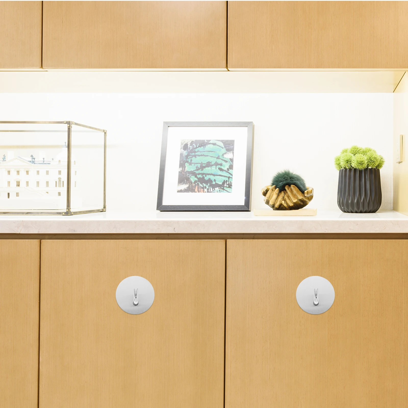 

4 шт., сверхмощный клей из нержавеющей стали без сверления, водонепроницаемая палочка на крючках для ванной комнаты, кухонной плитки, стекла