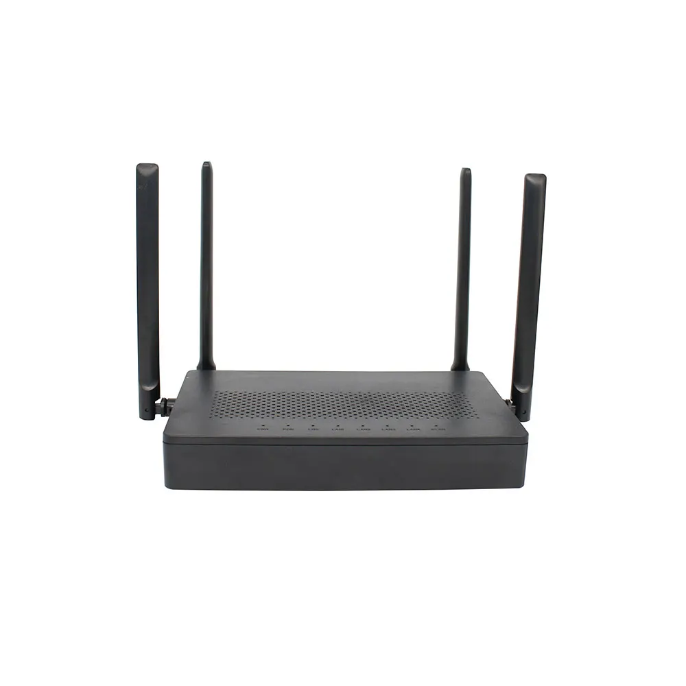 High quality WIFI6 Dual band XPON ONU 4GE+1POTS 5G  AX1800&AX3000 optional wifi router fiber optical equipment ftth xpon onu