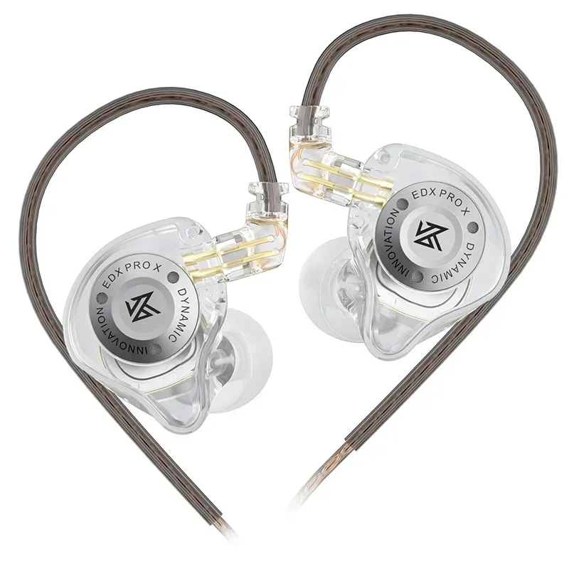 KZ EDX PRO X Dynamische Drive Oortelefoon HIFI Bass Oordopjes Sport Muziek Annuleren Headsets 2PIN Kabel KZ ZSTX ZSN PRO X EDC EDA ZVX