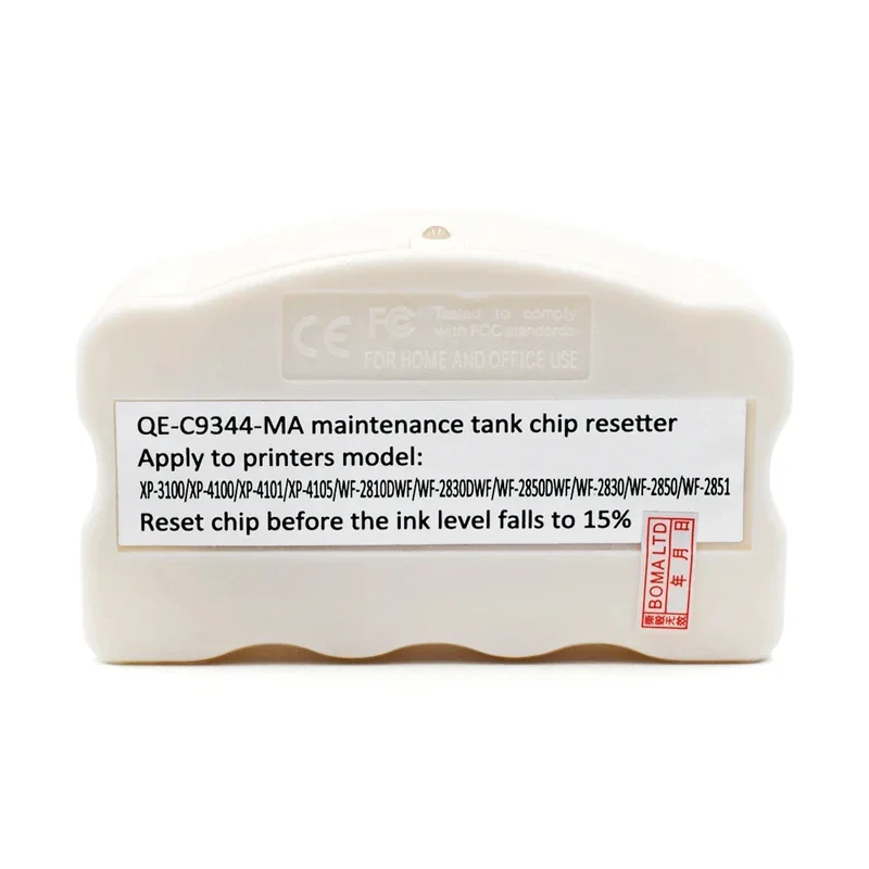 C9344 Maintenance Box Chip Resetter For Epson XP-3100 XP-4100 XP-4101 XP-4105 WF-2810DWF WF-2830DWF WF-2850DWF WF-2850 WF-2851