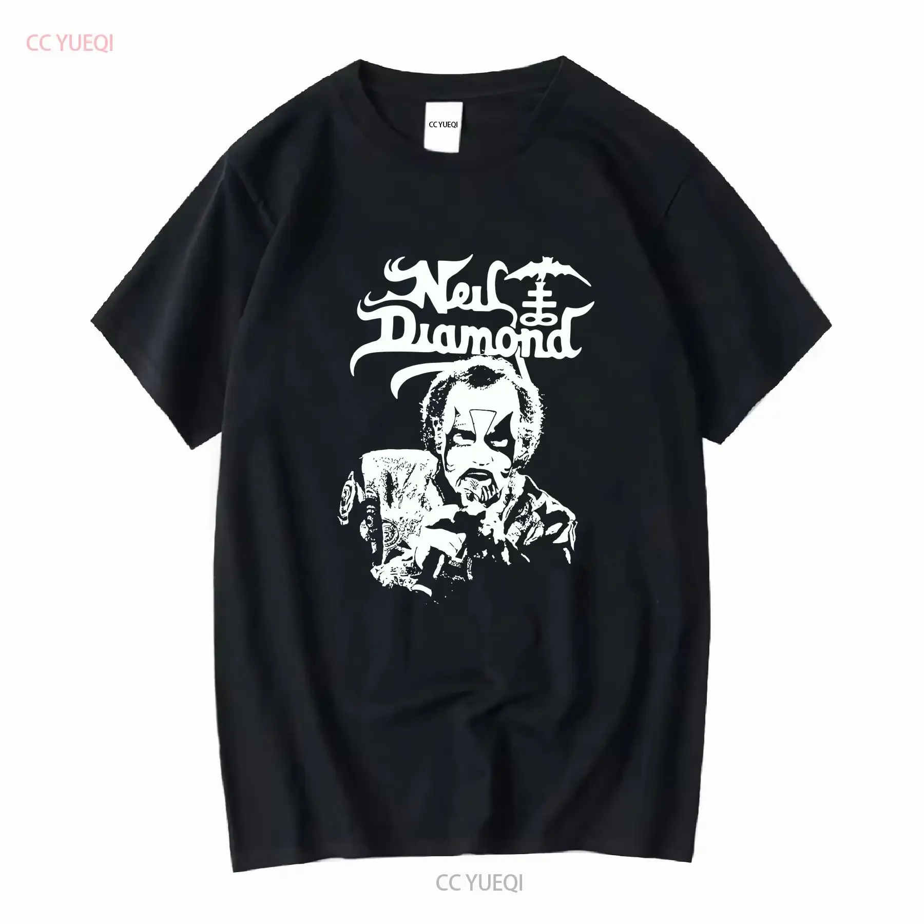 King Neil Diamond T Shirt Full Size S 5XL vintage Washed Stretched homme Slightly Top For Everyday Wear graphic streetwear