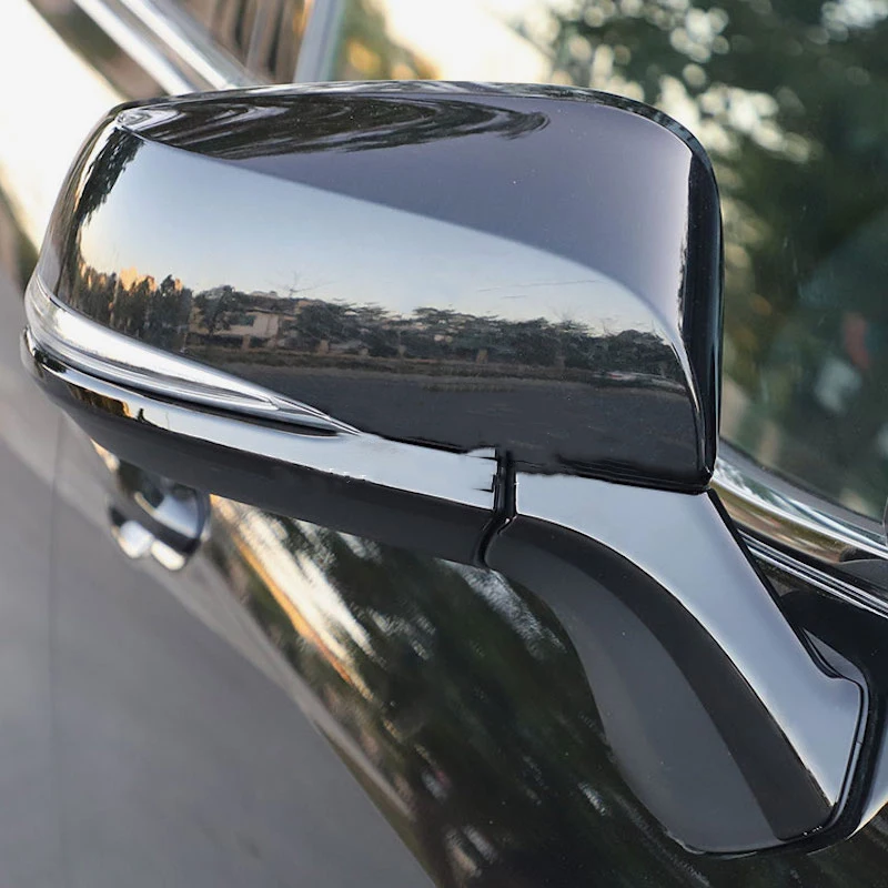 

Side Wing Rearview Mirror Cover Cap For Toyota Highlander 2021 2022 Car Styling Black high quality Accessories