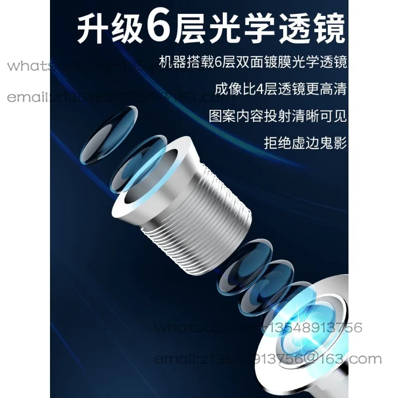 Embedded concealed ceiling advertising projection light, rotating/remote control model, spot quick delivery