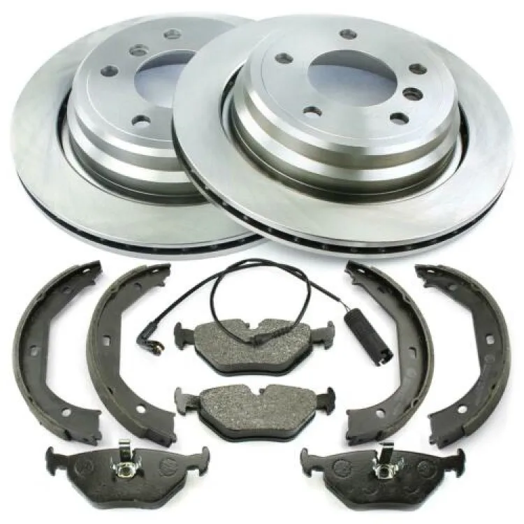 

BBmart Auto Spare Car Parts Brake Shoe Set 34416761291 Parking Brake For BMW E81 E87 F20 F21 E82 F23 E46 E90 E92 E85 F22 F23 F30