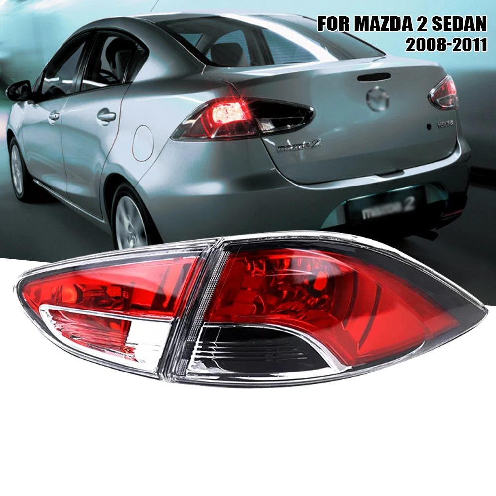 For MAZDA 2 Sedan Left/Right Side Tail Lamp Rear Brake Light 2008-2011 Compatible