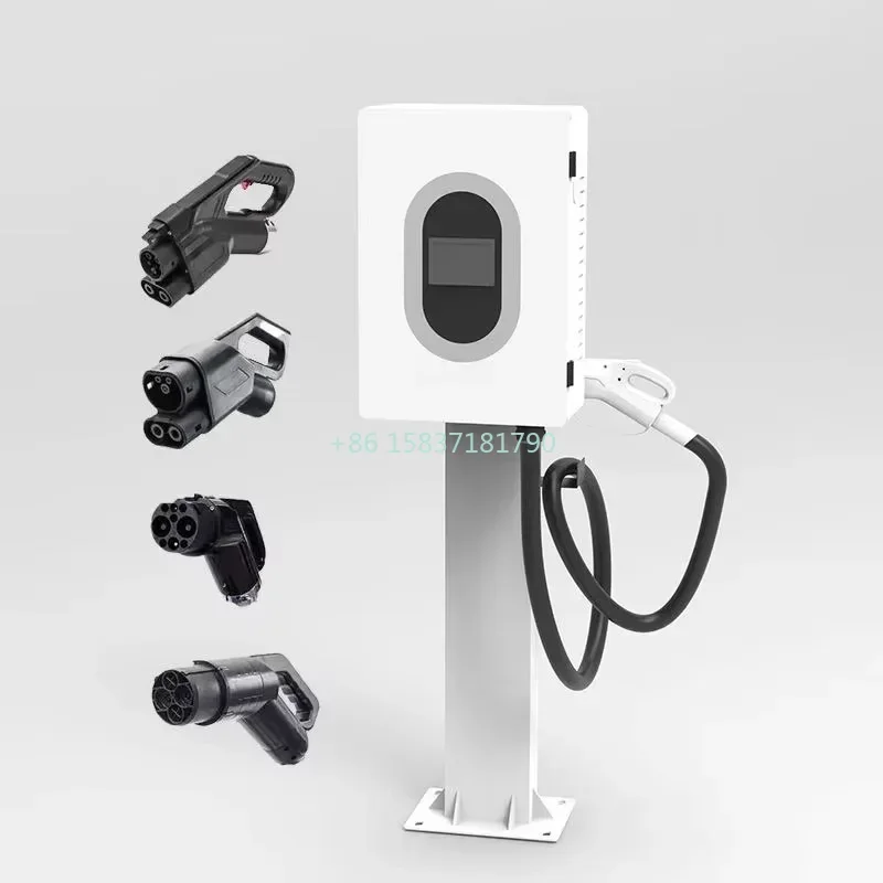 High Quality Charging Station 20KW 30KW 40KW IP54 CCS1 CCS2 Chademo GB/T Fast DC EV Car Charging Station with 5m Cable Supplier