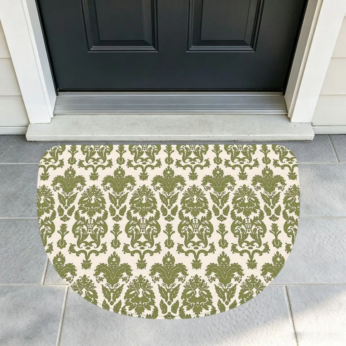 The Sound Of Music The Von Trapp Curtain Drapes Half Round Doormat Non Slip Bathroom Mat Absorbent Floor Carpet for Living Room