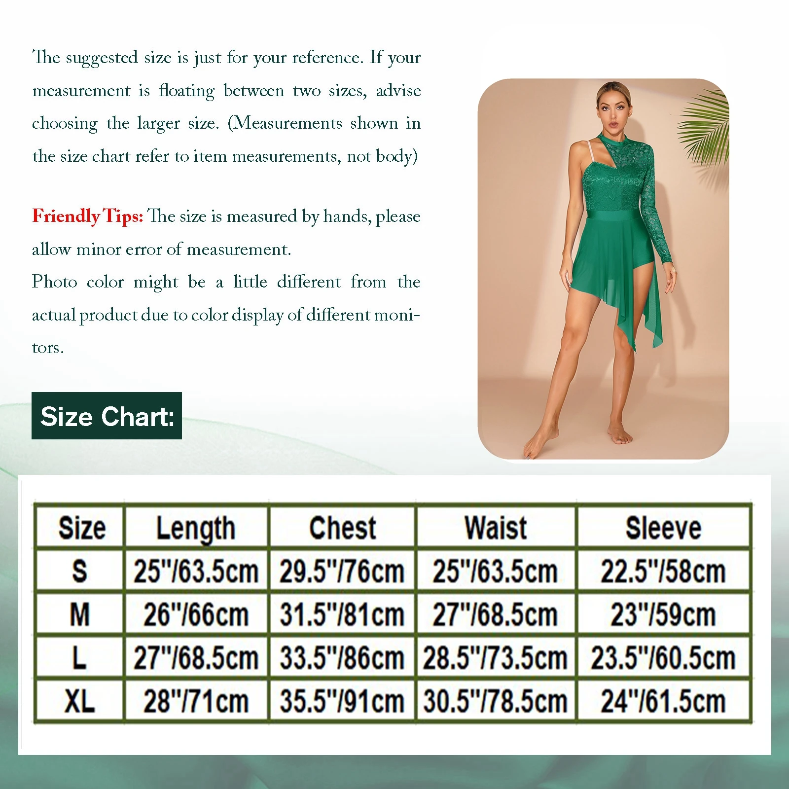 Womens Lace Spliced One Shoulder Leotard Dress Split See-through Mesh Lyrical Dance Dresses Figure Skating Stage Performance