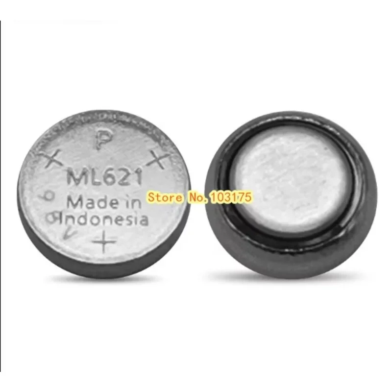 2 Piece New Set  Rechargeable Coin Battery ML621 3V for All Camera with Soldering Feet or Without Pins