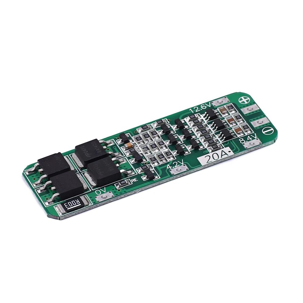 3 Series 11.1V 12V 12.6V 18650 Lithium Battery Protection Board Can Start The Drill 20A Current