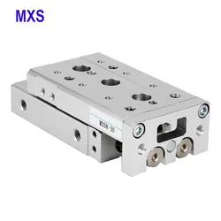 MXS Series Pneumatic Slide Cylinder MXS6 MXS8 MXS12 MXS16 MXS20 MXS25-10/20/30/40/50/75/100/125/150mm