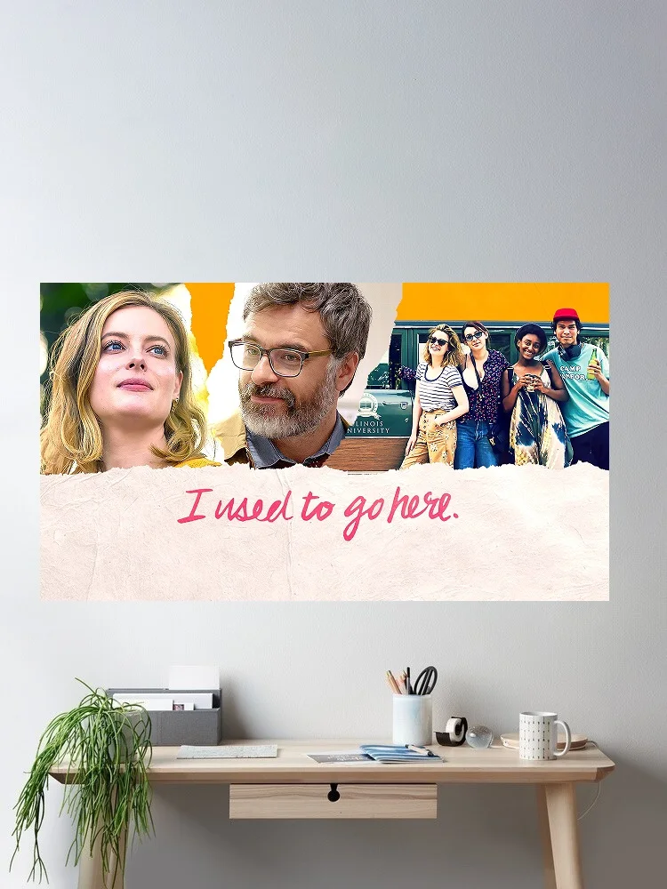 I Used to Go Here Movie, Art Print Silk Poster Home Wall Decor