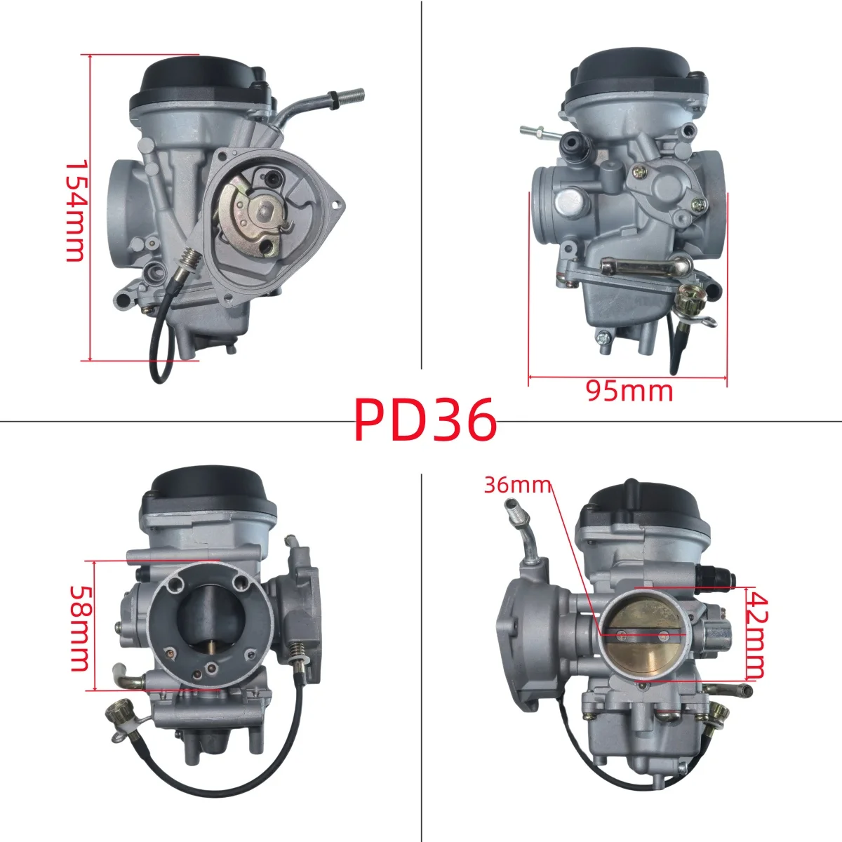 PD36J 36mm For Suzuki LTZ 400 LTZ400 Raptor 400 Kodiak 400 YFM400 QUAD ATV KFX 400 KFX400 2003-2006 Motorcycle Carburetor Carb
