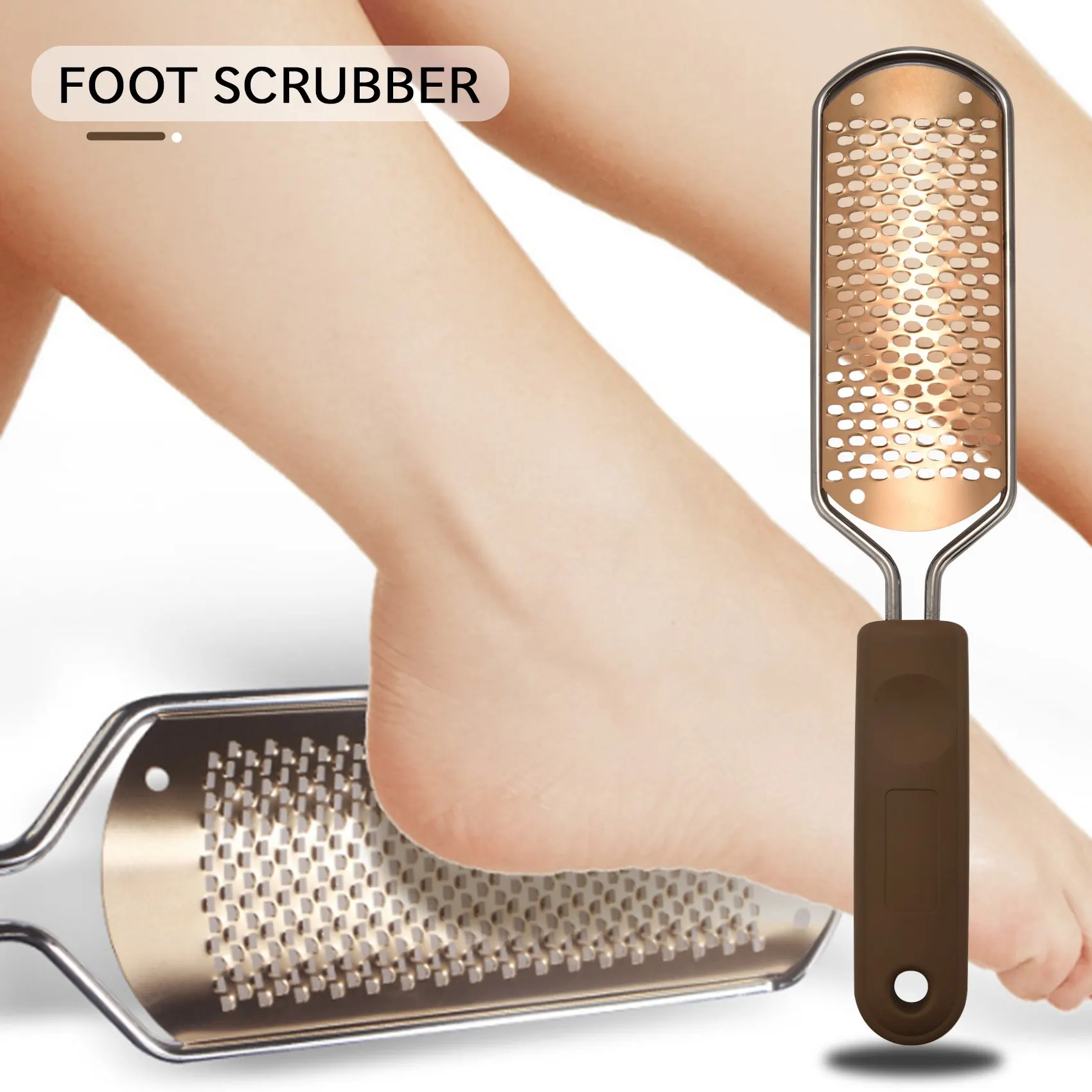 Pedicure Voetvijl Callus Remover Grote Voet Rasp Kolossale Voet Scrubber Foot Tools Professionele Verpleegkundige Gezondheid