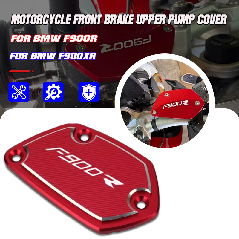 

For Bmw F900R F900XR F900 R/XR 2020-2023 Motorcycle CNC Aluminum Front Brake Fluid Reservoir Oil Cup Cap Master Cylinder Cover