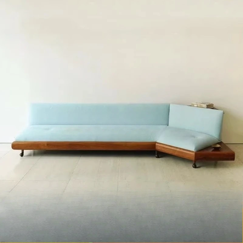 

Hotel side several solid wood sofa hotel sales department corner sofa