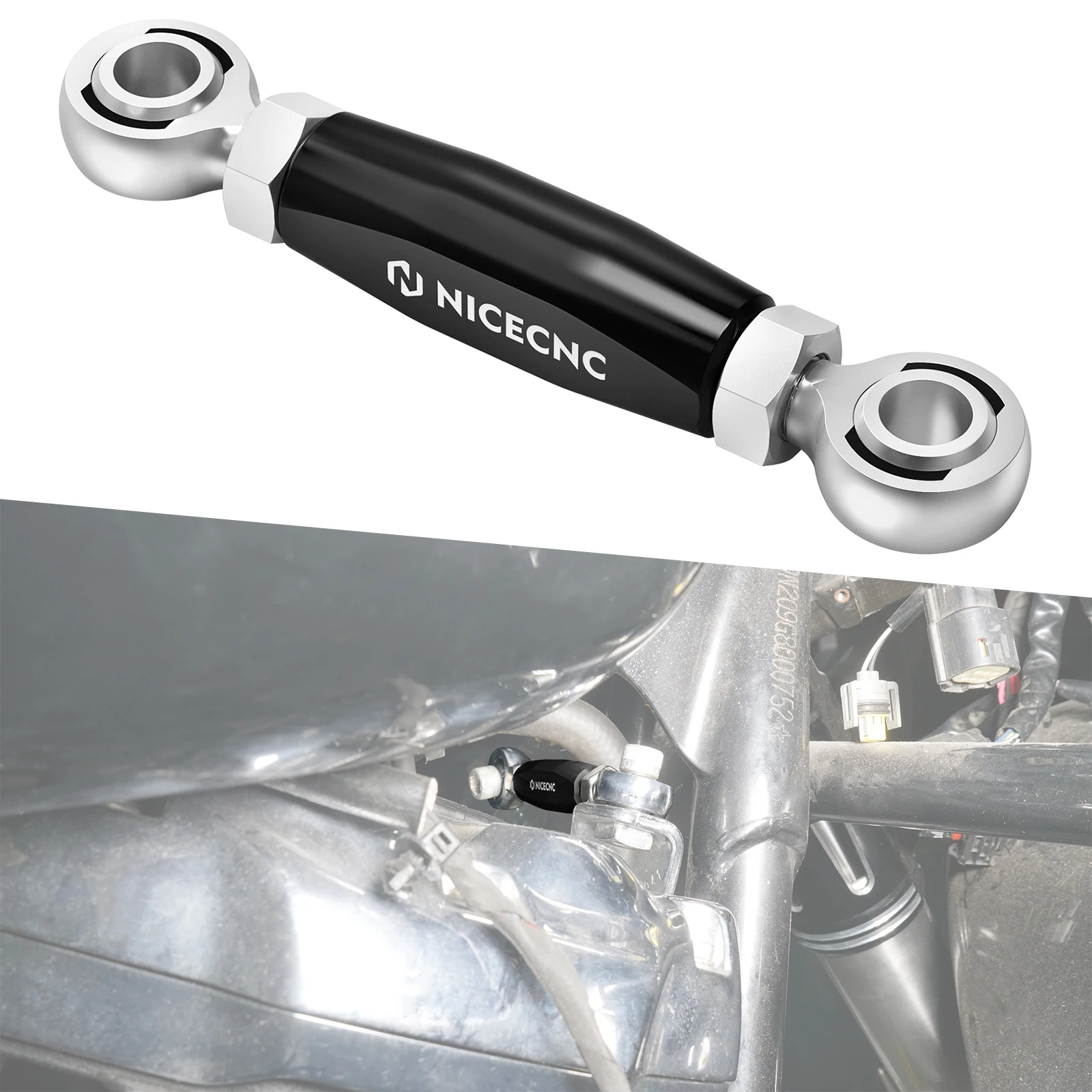 NICECNC Motorcycle Engine Mount Stabilizer Link 16219-09 for Harley Road King FLHR 2009-2022 Road King Classic FLHRC 2009-2013
